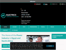 Tablet Screenshot of electricxegypt.com